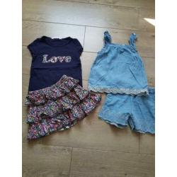 Compleet ZGAN lente/zomer kleding meisje 110/116!