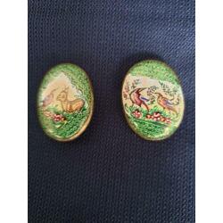 5 oude metalen broches
