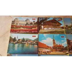 1000 st stukjes 12 stuks kerk molen haven bootjes oostenrijk