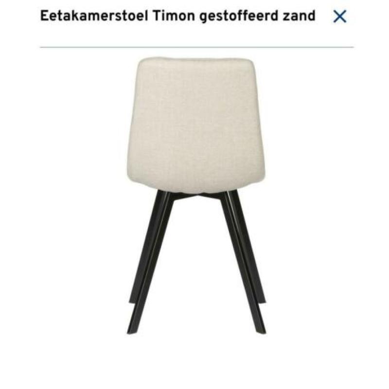 4 x nieuwe stoelen in doos