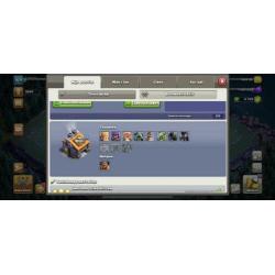 Clash of clans account th12 met 8000+ gems
