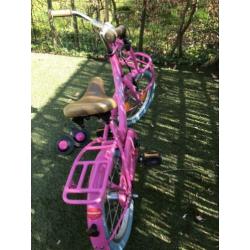 Alpina 16 inch meisjes fiets rose