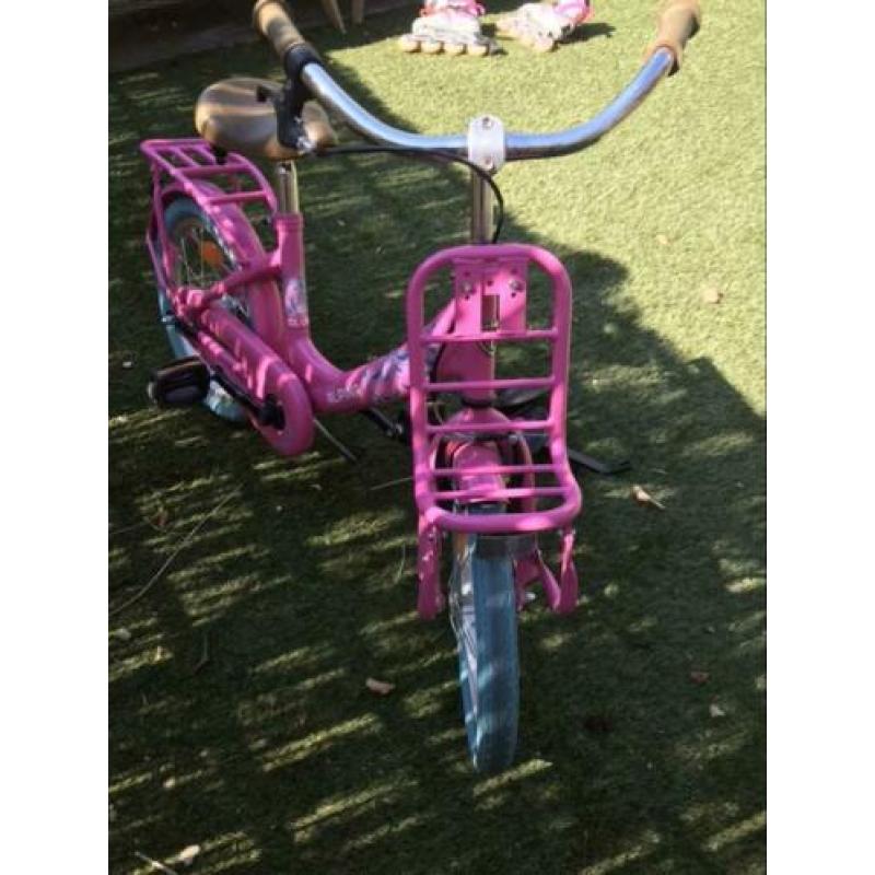Alpina 16 inch meisjes fiets rose