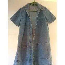 Vila denim spijker jurk blouse