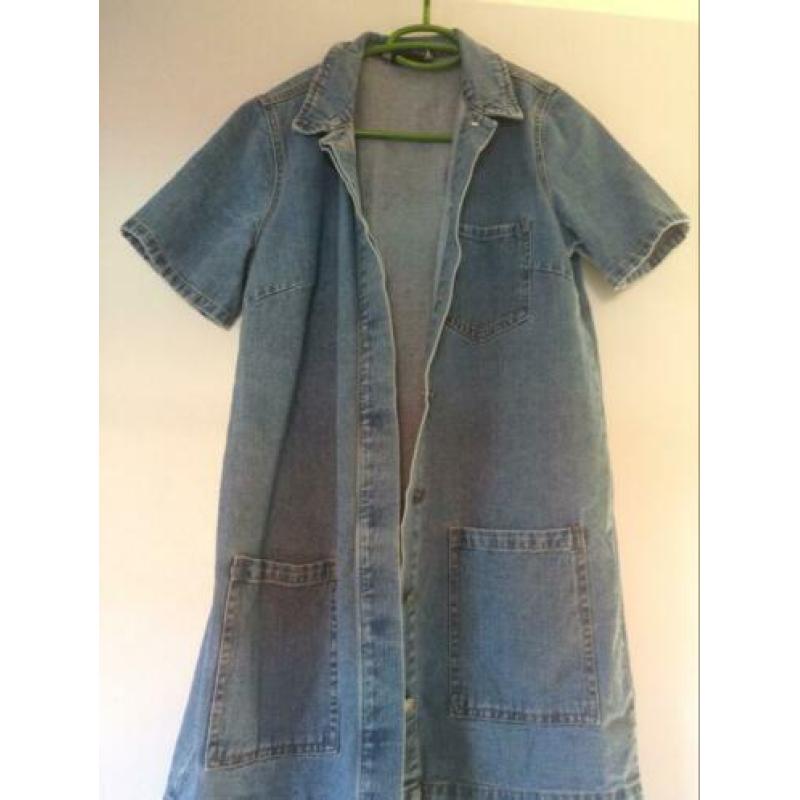 Vila denim spijker jurk blouse