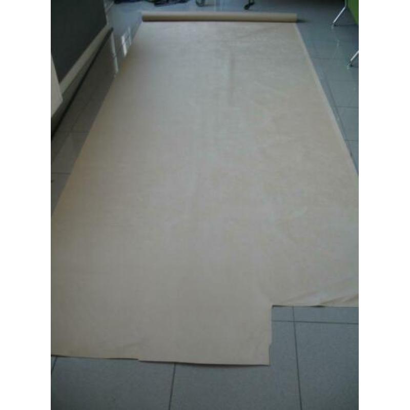 STOF VOOR DESIGN: Coupon suede look van Chivasso (JAB) beige