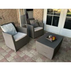 Lounge set allibert kussen aan vernieuwing toe