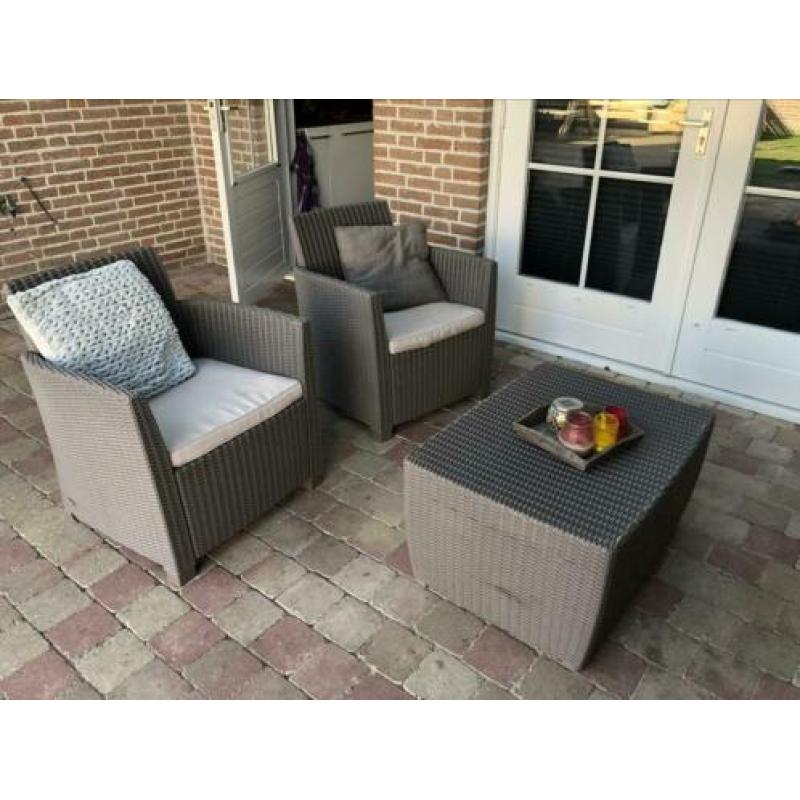 Lounge set allibert kussen aan vernieuwing toe