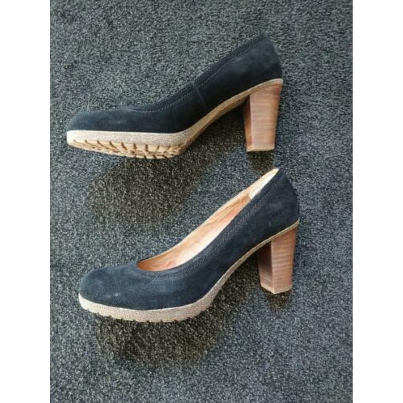 Pump zwart velours maat 41