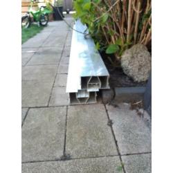 Aluminium plafond/draag balken 2 stuks