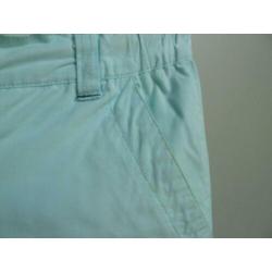 broek bermuda mintgroen veel zakken maat M'