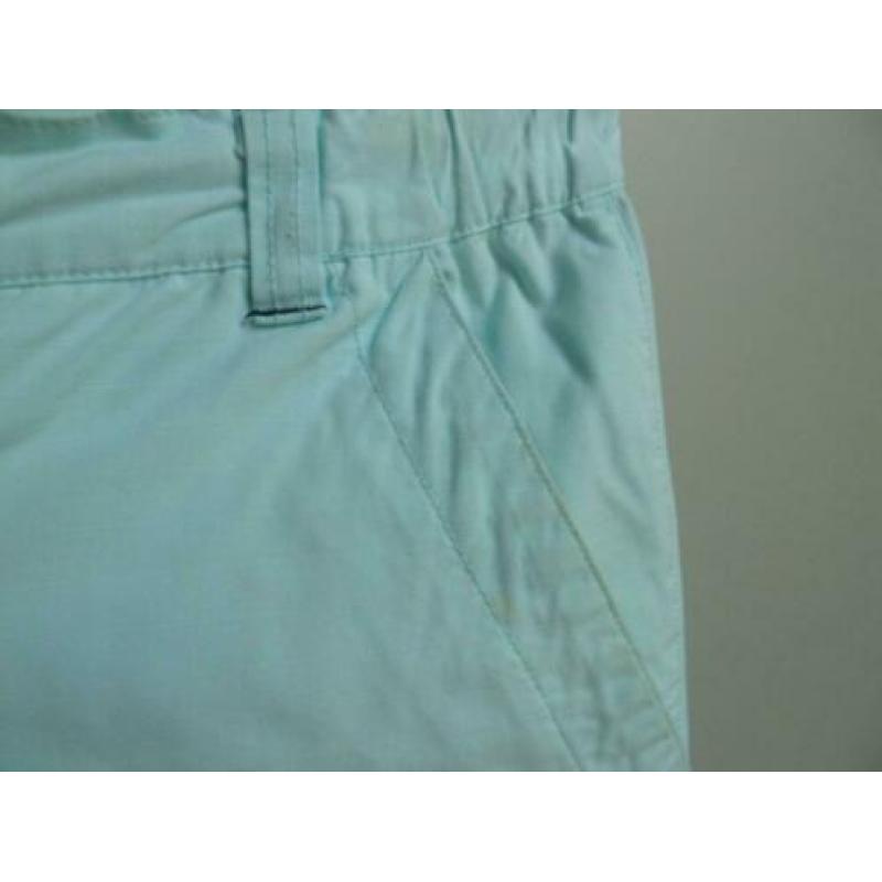 broek bermuda mintgroen veel zakken maat M'