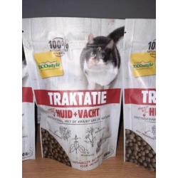 18 zakjes ecostyle Huid+Vacht voor katten - NIEUW