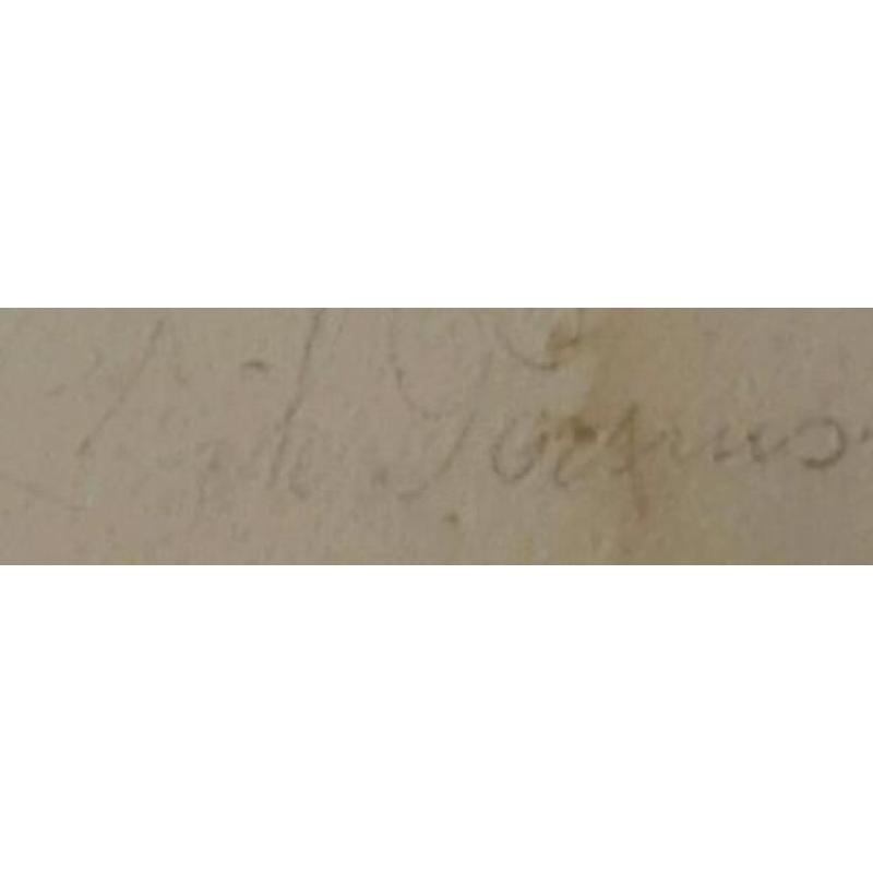 aquarel Jonge slanke vrouw Dik Porsius.