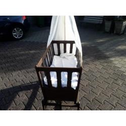 Babywiegje antiek eiken