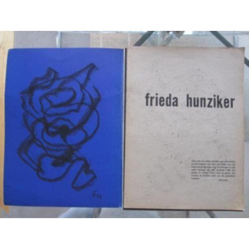 ==FRIEDA HUNZIKER 1908-1966==originele abstracte tekening==