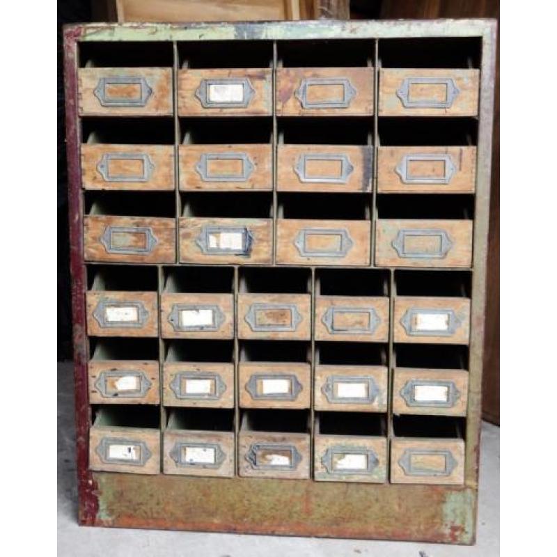 *Toonbank ladenblok* industrieel vintage