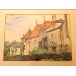 Aquarel van marius Koolvoort