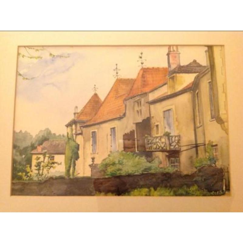 Aquarel van marius Koolvoort