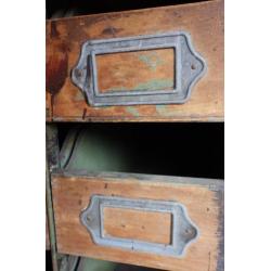 *Toonbank ladenblok* industrieel vintage
