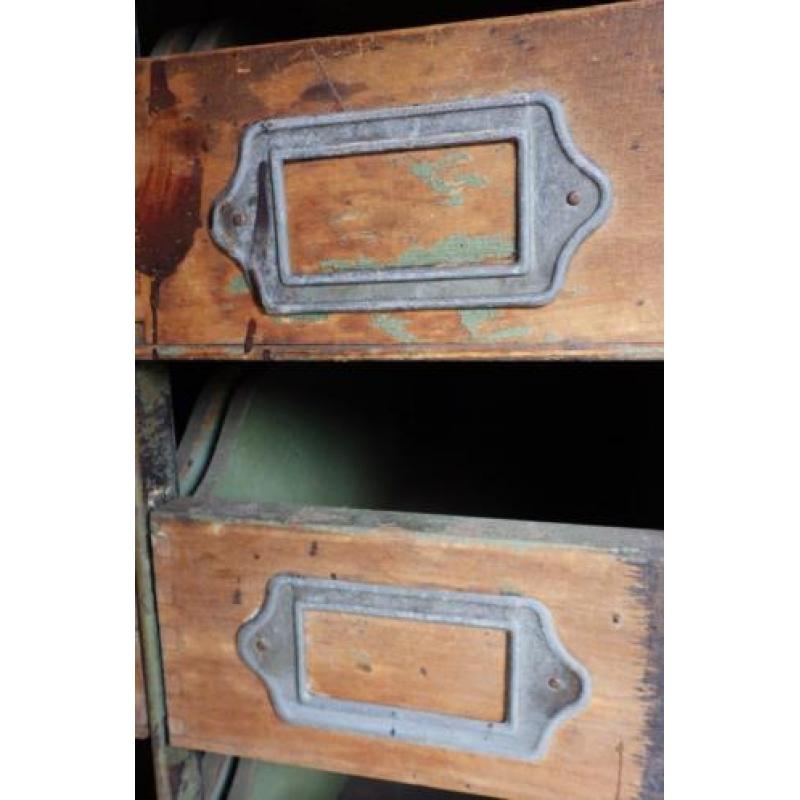 *Toonbank ladenblok* industrieel vintage