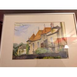 Aquarel van marius Koolvoort