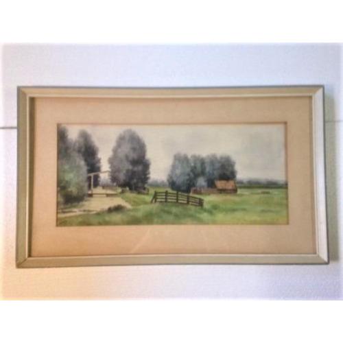 1937, Typisch Hollands landschap, J. Boer