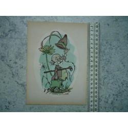 Walt Disney Org. Vintage pentekening van Jerry Willers