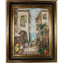 Albert Zamarra, aan de Italiaanse Riviera
