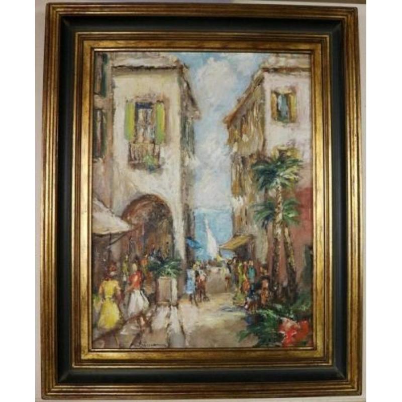 Albert Zamarra, aan de Italiaanse Riviera