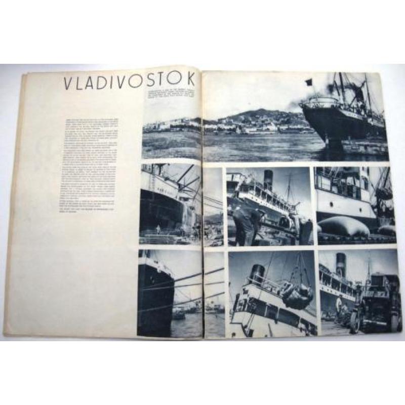 USSR in Construction 1935 Nr 3-4 Siberië Vladivostok Rusland
