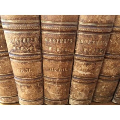 Antieke Goethe boeken collectie
