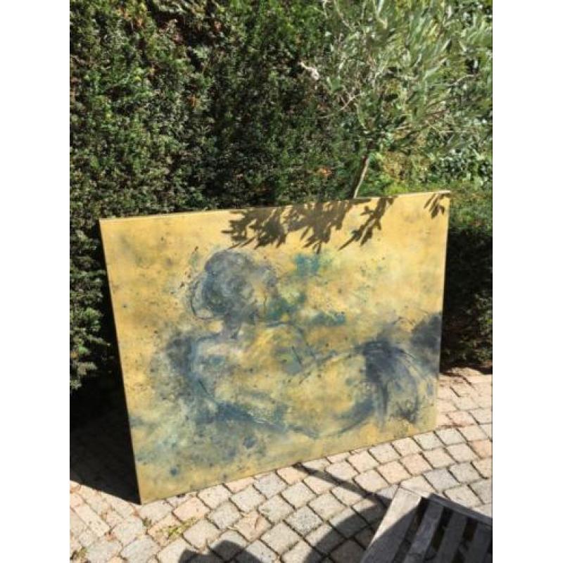 Nicole Janss(1967) Vrouw in goud