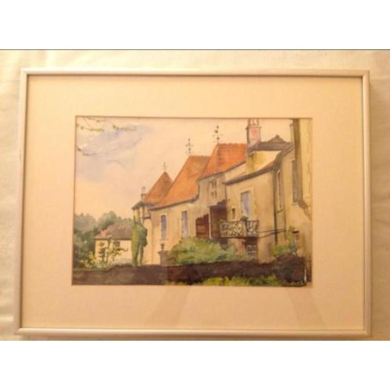 Aquarel van marius Koolvoort