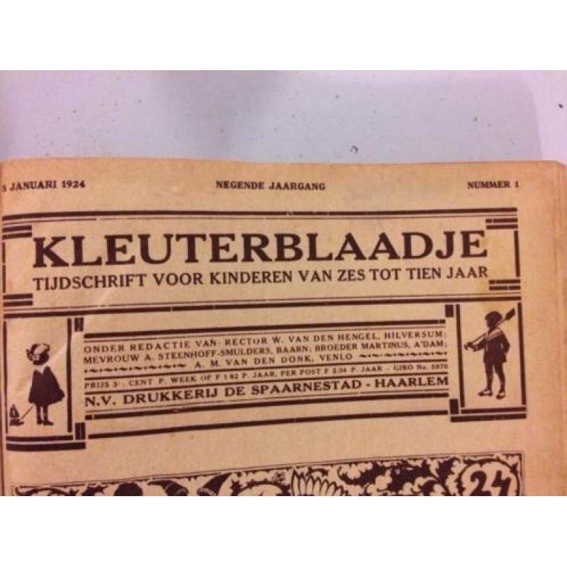 Weekblad "kleuterblaadje".