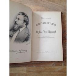 Gedichten van Willem van Ryswyck 1892 halfleren band