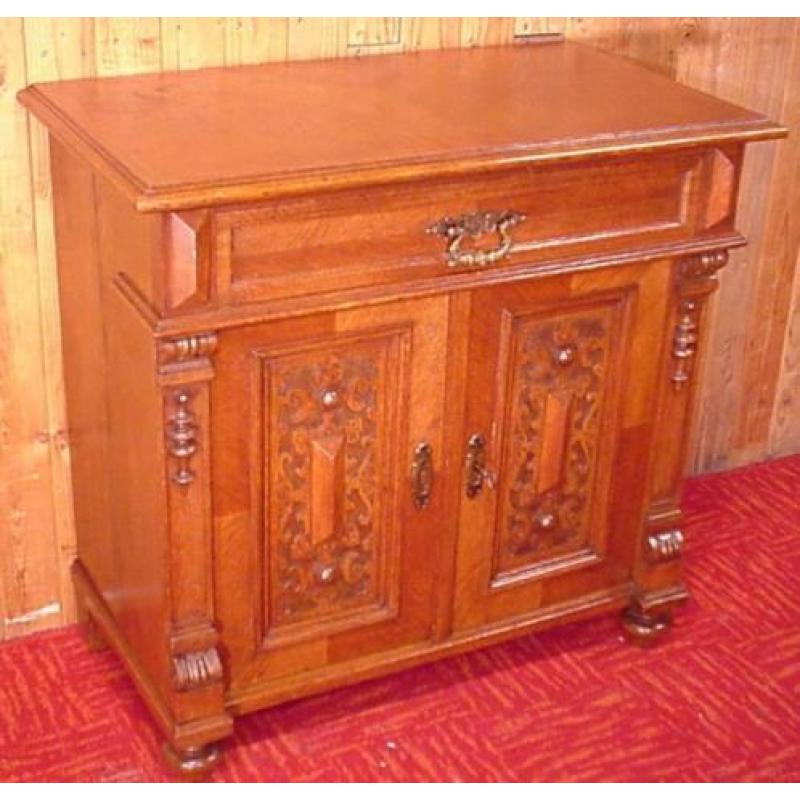 Antiek kastje Strak Penantkastje Oude Commode TV meubel kast