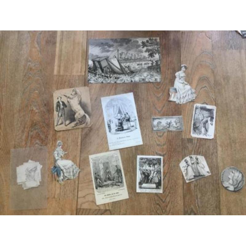 50 gravures en lithos uit 18e en 19e eeuw 20 euro samen