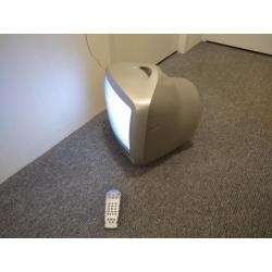 Compacte draagbare Philips tv incl. Afstandsbediening