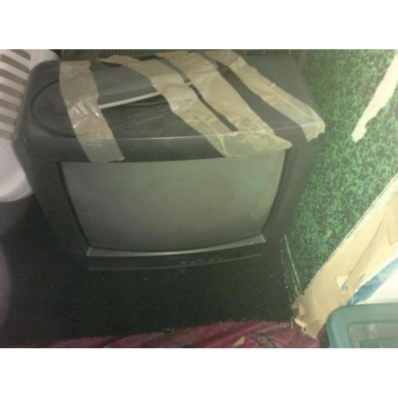 analoge tv Audiosonic met afstandbediening