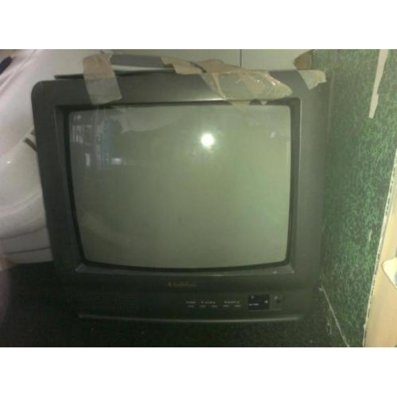 analoge tv Audiosonic met afstandbediening