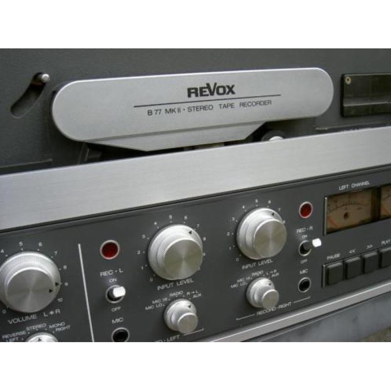 Revox B77 LS 4,75 - 9.5cm/sec laatste kans.