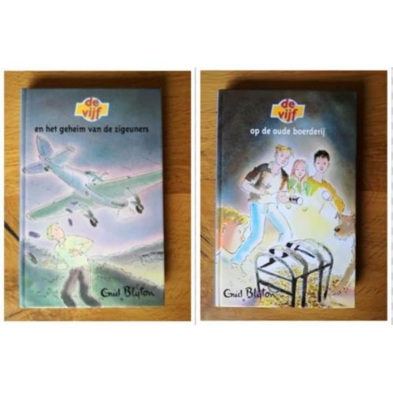 2 hardcover de vijf boeken door Enid Blython