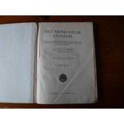 boek Het menschelijk lichaam door Dr. L.S. Meijer