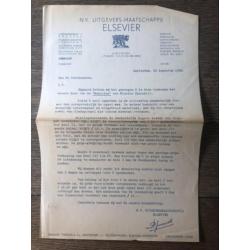 Memoires van Winston Churchill, met intekenbrief