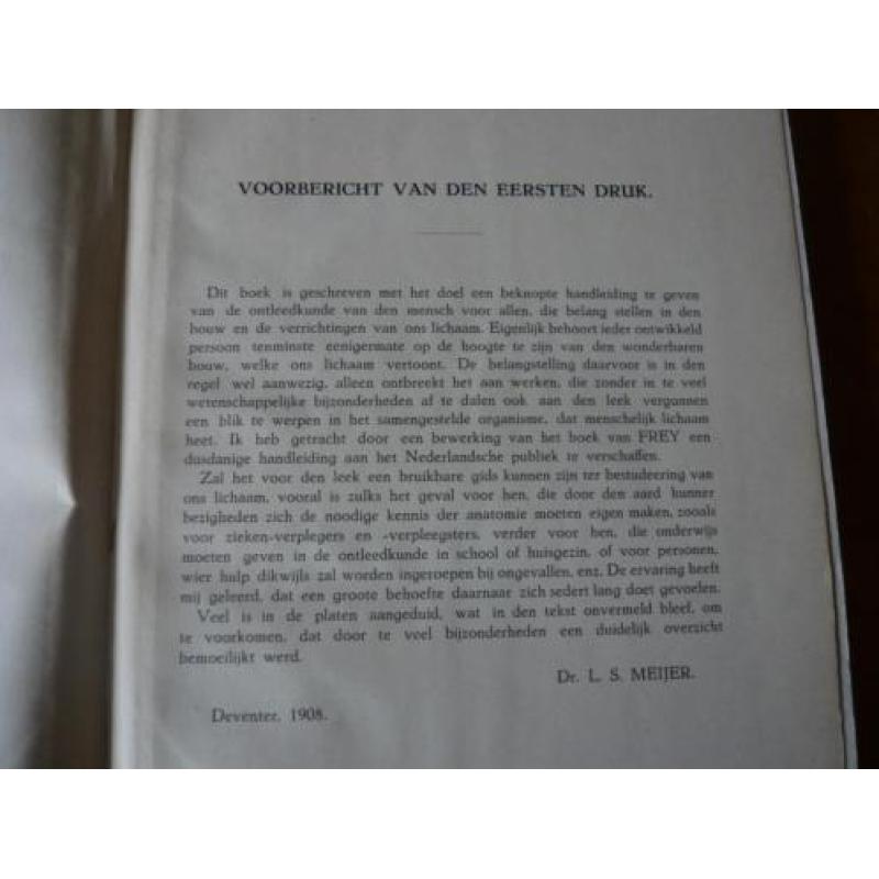 boek Het menschelijk lichaam door Dr. L.S. Meijer