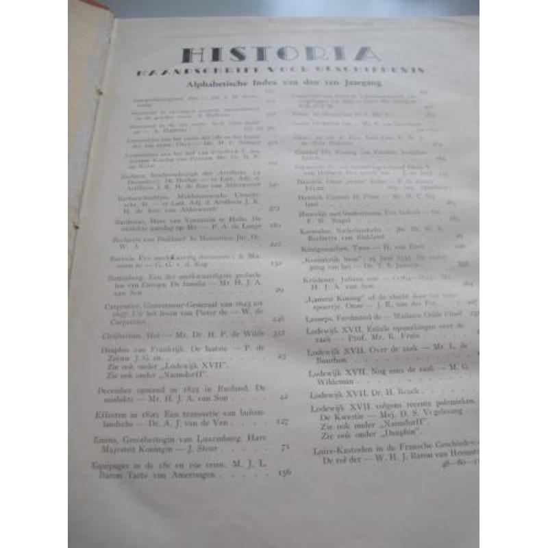 Historia,maandschrift voor geschiedenis-1935-1e druk