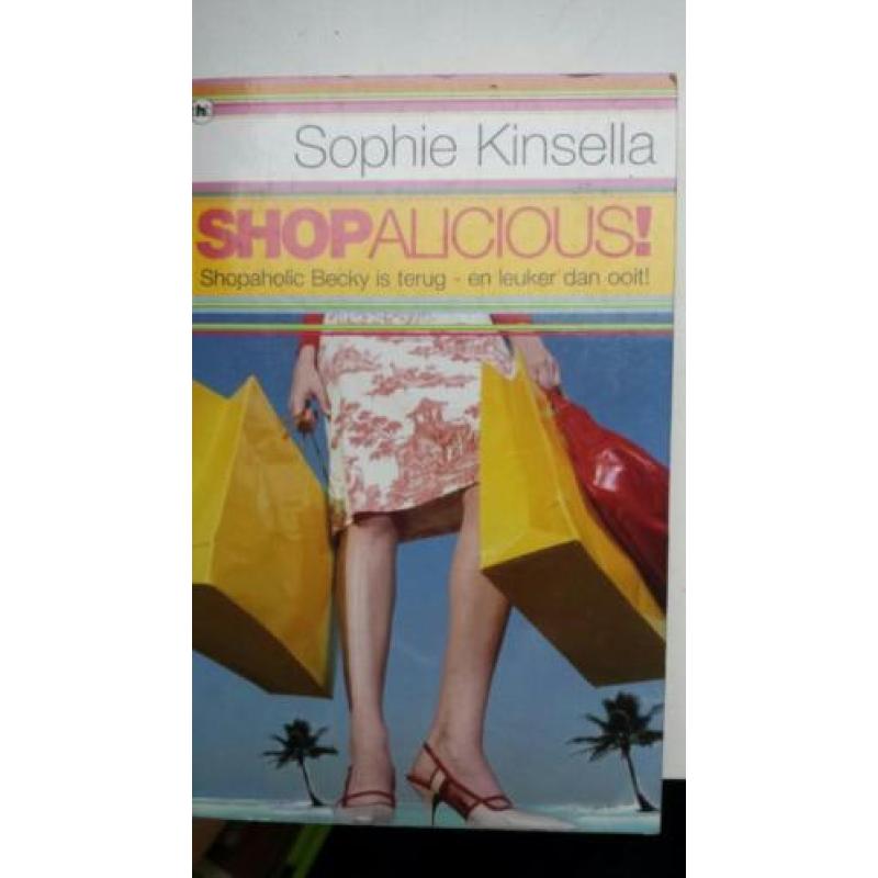 4 boeken shopaholic (sophie kinsella ) samen voor € 12,00