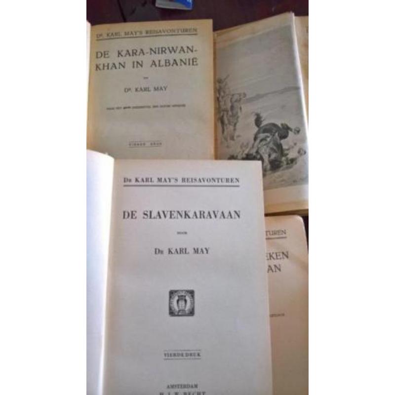 Karl May boeken (17 stuks)