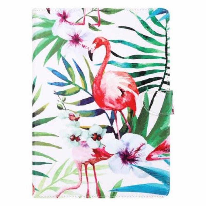 Ntech iPad mini 1 / 2 / 3 Tropische Flamingo Design Booktyp